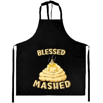 Discover Blessed & Mashed - A Punny Thanksgiving Design Aprons