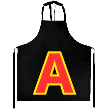 Discover Yellow A On Red For Alvin Costume Halloween Fancy Aprons