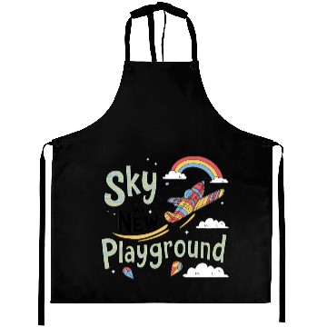 Discover Sky Is My New Playground Aprons