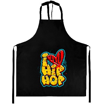 Discover I Love Hip Hop - Music Aprons