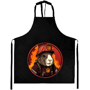 Discover Firefighter guinea pig Aprons