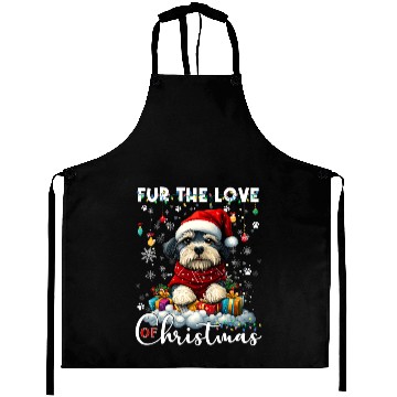 Discover Shih Tzu Christmas Tree Lights Decorations Dog Aprons