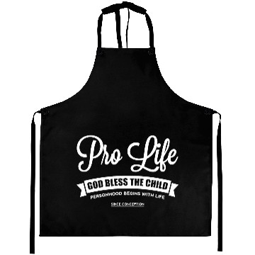 Discover Pro-Life // God Blessed The Child Aprons