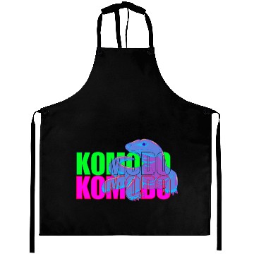 Discover Majestic Komodo Dragon Aprons