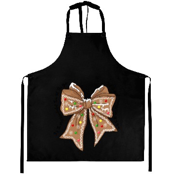 Discover Gingerbread Croquette Bow DTF transfer Aprons