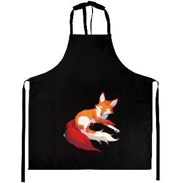 Discover Cute fox - cute animals Aprons