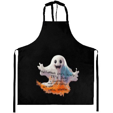 Discover Ghost Real Horror Transparent Aprons