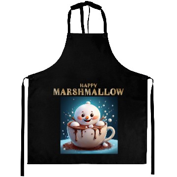 Discover Happy Marshmallow: A Wintertime Joy Aprons