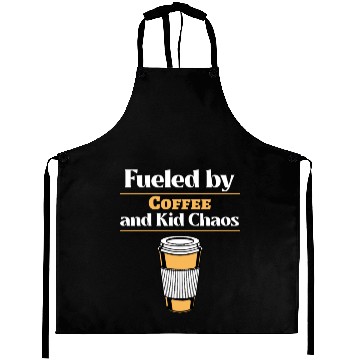 Discover Fueled by Coffee and Kid Chaos! Back to School Aprons