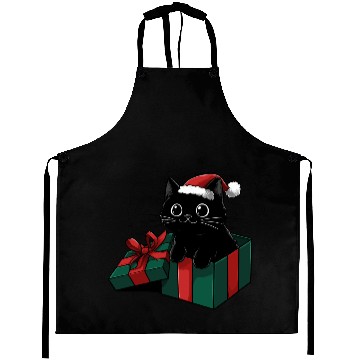 Discover Christmas Gift Cat Aprons