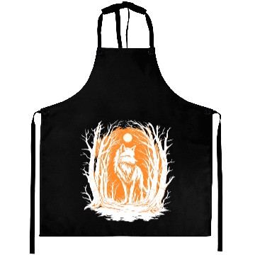 Discover Wolf in Forest Aprons