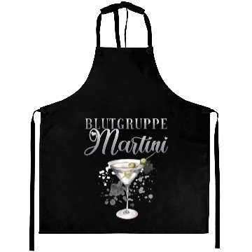 Discover Blutgruppe Martini Cocktail Bartender Aprons