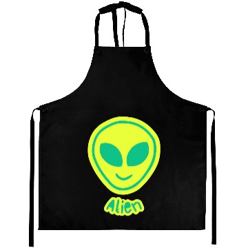 Discover green alien Aprons