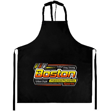 Discover Stay Strong Boston Massachusetts Design Modern Aprons