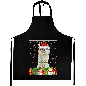 Discover Japanese Chin Dog Christmas Lights Aprons