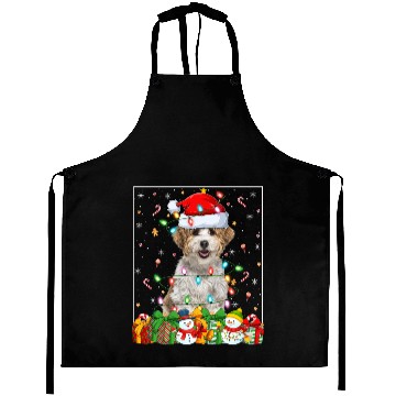 Discover Havanese Dog Christmas Lights Aprons