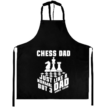 Discover Cool Chess Player Art 8 Aprons