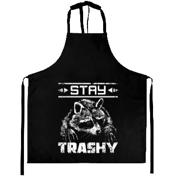 Discover Stay trashy raccoon Aprons