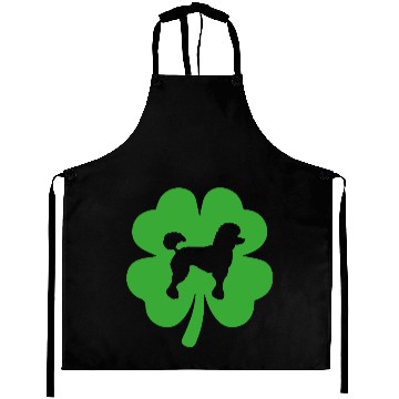 Discover Poodle Shamrock St Patrick's day Dogs Lover Aprons