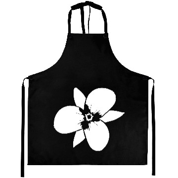 Discover White Beautiful Flower Spring Summer Nature Flower Aprons