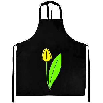 Discover Yellow Tulip Beautiful Flower Pretty Spring Summer Aprons