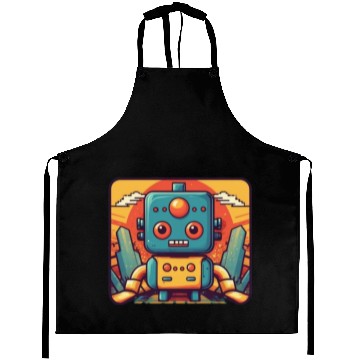 Discover Adorable Robot Buddy Aprons