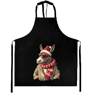Discover Donkey Christmas / Santa Claus Donkey Aprons