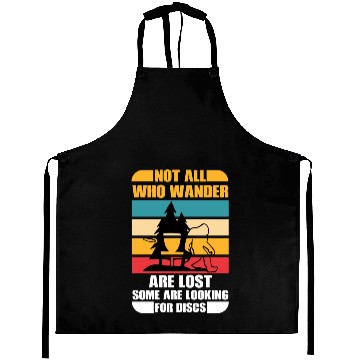 Discover Funny Disc Golf Art 4 Aprons