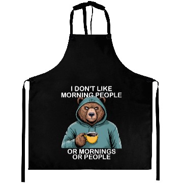 Discover Funny Bear Grizzly Aprons