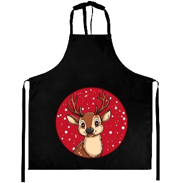 Discover Deer Christmas Aprons