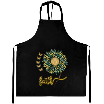 Discover Faith inspired sunflower design Aprons