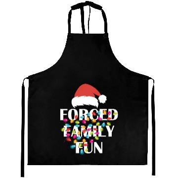 Discover Forced Family Fun Sarcastic Christmas Aprons