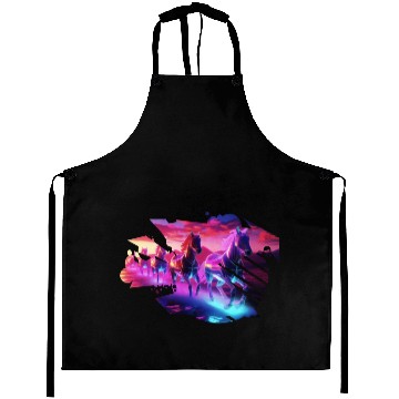 Discover Electric Herd - Synthwave Horses Aprons