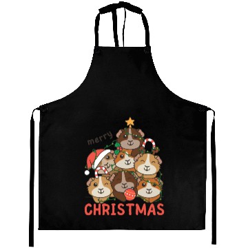 Discover Guinea Pig Christmas Tree Merry Christmas Aprons