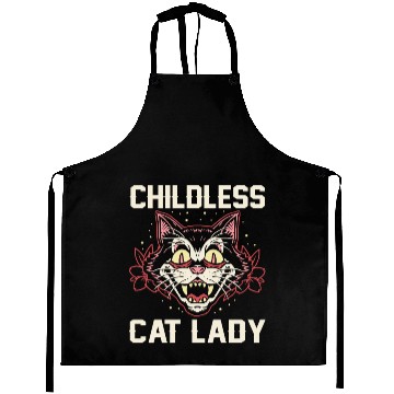 Discover Childless Cat Lady Aprons