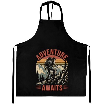 Discover Adventure Awaits Aprons