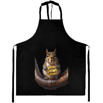Discover Justice for peanut squirrel lovers Aprons