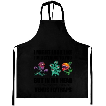 Discover Venus flytrap lover's life! Aprons