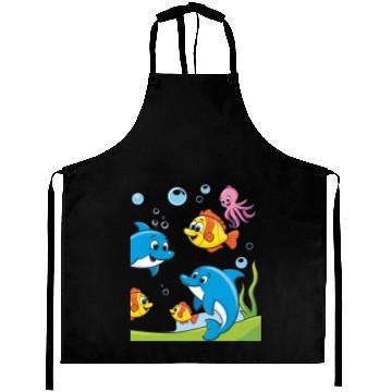 Discover Dolphins and Friends Aprons