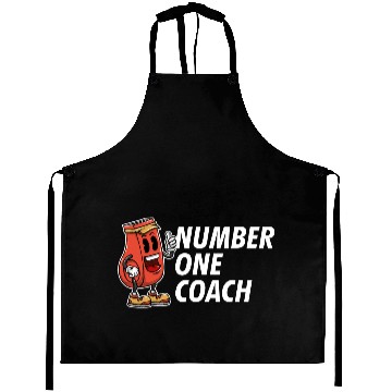 Discover Number One Coach Motivational Quote Coaching Inspi Aprons