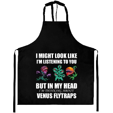 Discover Venus flytrap lover's life! Aprons