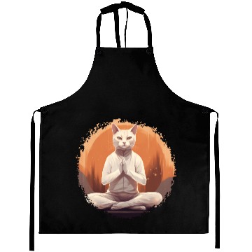 Discover Yoga cat Aprons