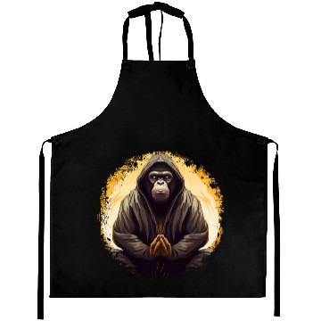 Discover Monkey Yoga Aprons