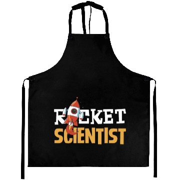 Discover Rocket Scientist Cute Cartoon Rocket Fun Aprons