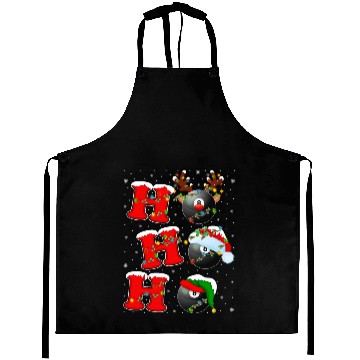 Discover Ho Ho Ho Billiards Santa Christmas Aprons