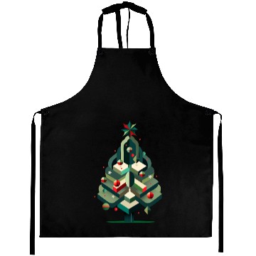 Discover Modern Christmas tree - elegance for the holidays Aprons