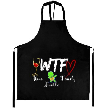 Discover WTF Wine Turtle Family Aprons