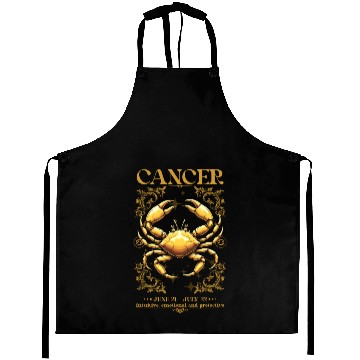 Discover Cancer Zodiac Sign Aprons