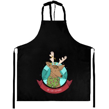 Discover Cozy Reindeer Christmas Cheer Aprons