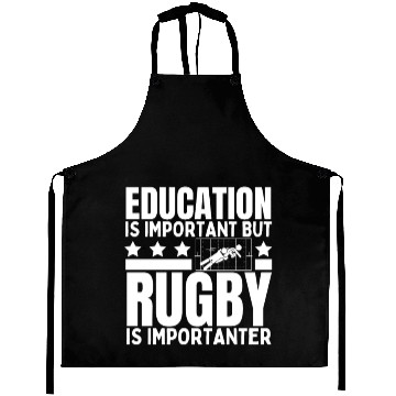 Discover Rugby Player Education Is Important Funny Rugby Aprons